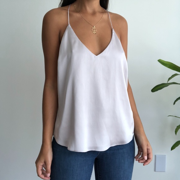 Cotton Candy Tops - FINAL SALE Cotton Candy LA lavender shiny cami top